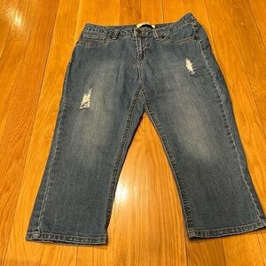 d. jeans women’s blue capris jeans size 8 .